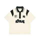 Russ Kids Poloshirt Rugby Tangan Pendek Bubbles Broken White