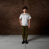 RUSS Shirt Koko Tangan Pendek Baraq White