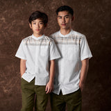 Russ Shirt Koko Tangan Pendek Ajwa White