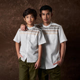 Russ Shirt Koko Tangan Pendek Shaqran White