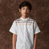 Russ Shirt Koko Tangan Pendek Shaqran White