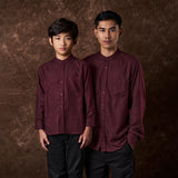 Tajh Koko Shirt Long Sleeve Maroon