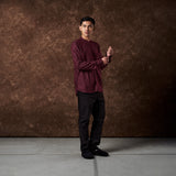 Tajh Koko Shirt Long Sleeve Maroon