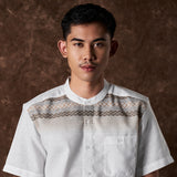 RUSS Shirt Koko Tangan Pendek Baraq White