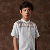 Russ Shirt Koko Tangan Pendek Ajwa White