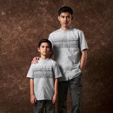 Matha Koko Motif Shirt Short Sleeve Grey