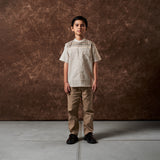 Russ Shirt Koko Tangan Pendek Fasa Brown