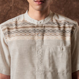 Russ Shirt Koko Tangan Pendek Fasa Brown
