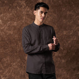 Tajh Koko Shirt Long Sleeve Dark Grey