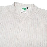 Russ Kemeja Koko Couple Lengan Pendek Maluf Cream