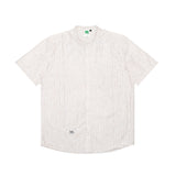 Russ Kemeja Koko Couple Lengan Pendek Maluf Cream