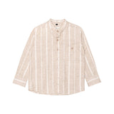 Russ Kemeja Koko Couple Lengan Panjang Tariq Brown