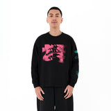 Russ Tshirt Ls Oversized Dadly Black