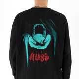 Russ Tshirt Ls Oversized Ownhand Black