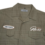 Russ Shirt Kemeja Oversize Lengan Pendek Artdiv Green