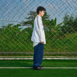 Russ Tshirt Kaos Pria Oversize Japan Football White