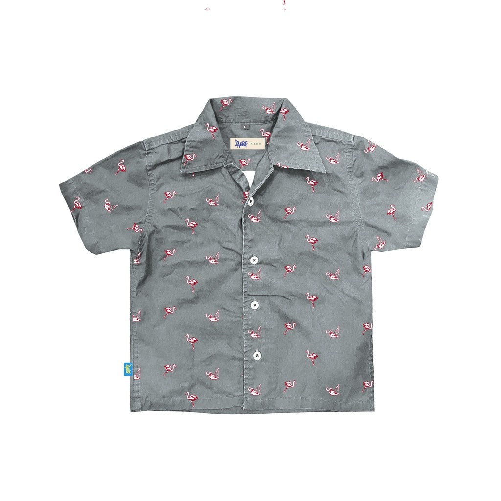 Russ Kids Shirt 0 Kids Flums Grey | Russ & Co