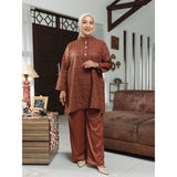 Russ X Nomitees Koko Short Sleeve Shams Mahogany