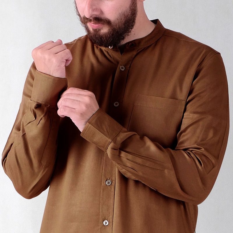 Russ Tajh Shirt Brown