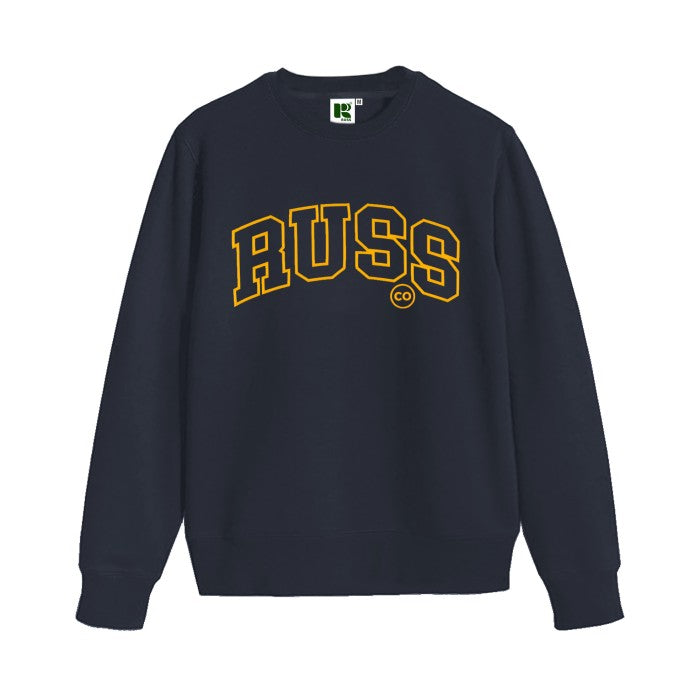Russ Sweater Crewneck Rubbix Navy Blue