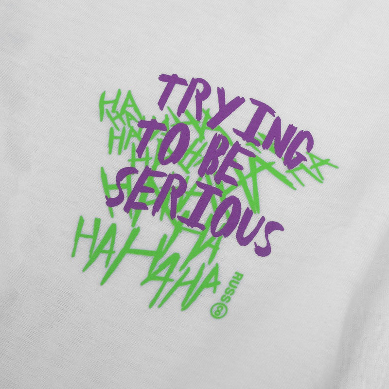 Russ Tshirt Be Serious White