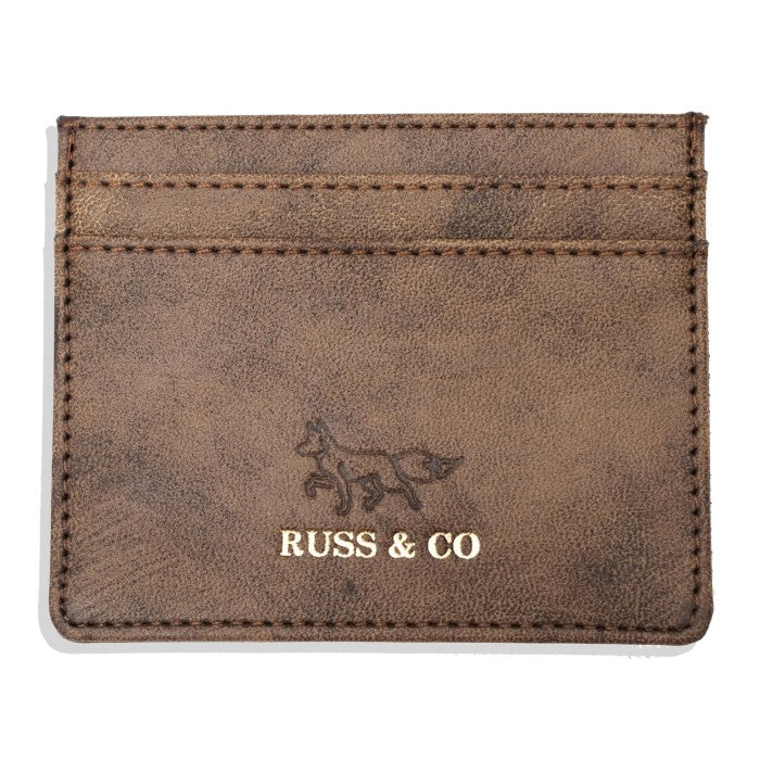 Russ & Co. Dompet Gobin Brown Card Wallet