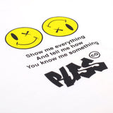 Kaos Pria Strangers White T-Shirt