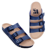 Russ Sandal Three Pee Navy