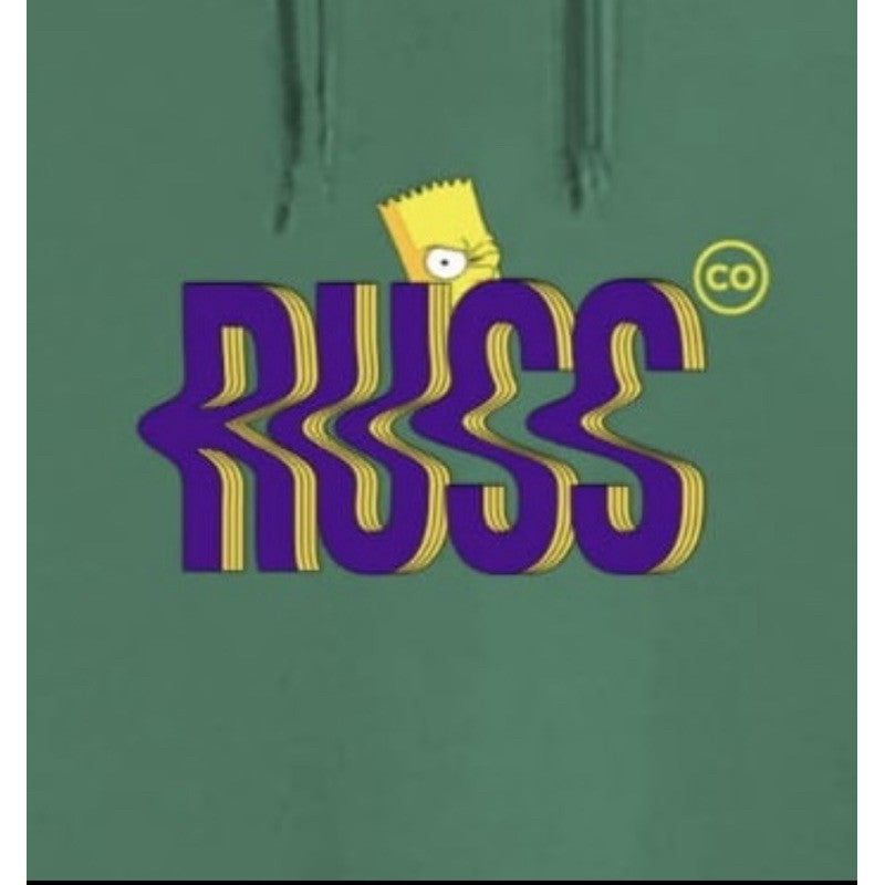 Russ Sweater Hoodie Look Green