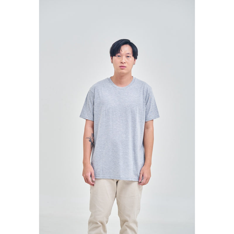 Russ Tshirt Kaos Pria Straighfor SS Grey