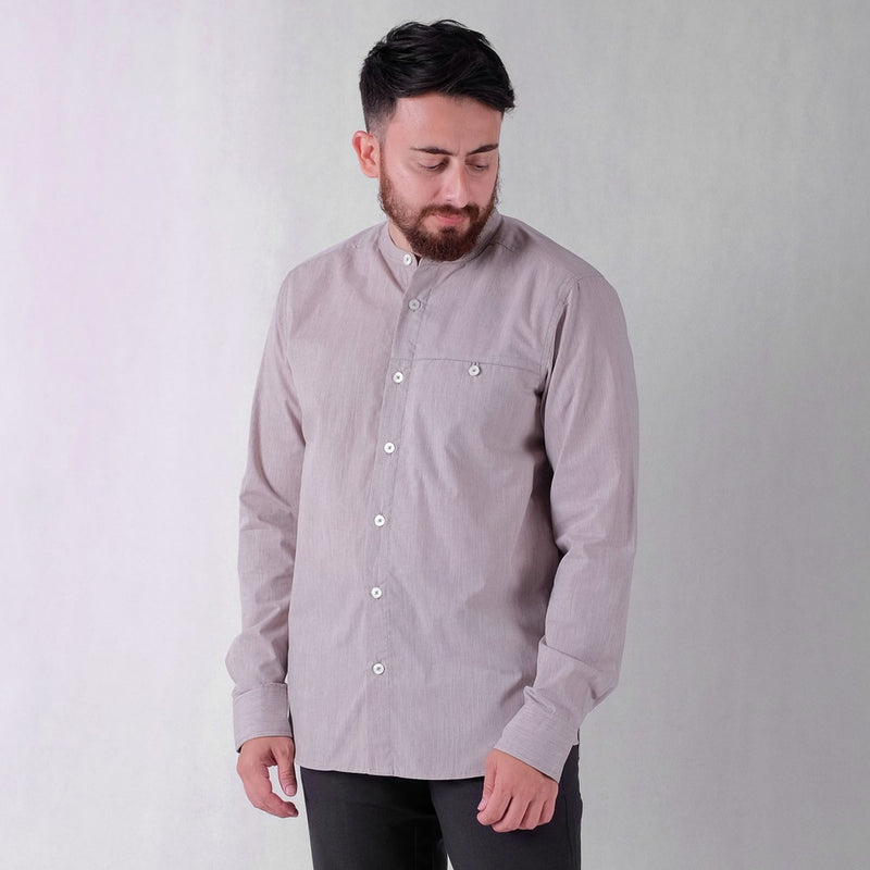 Russ Koko Shirt Filafil Silk Brown