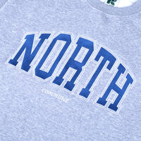 Sweater Crewneck Fleece North Misty