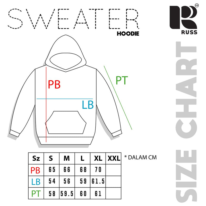 Russ Sweater Hoodie Fury Green
