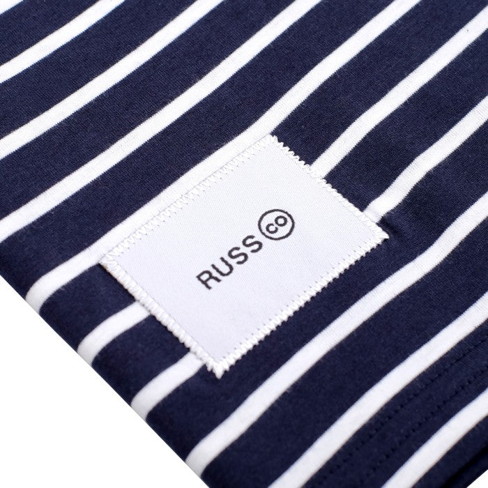 Russ Tshirt Line Thick Navy Blue