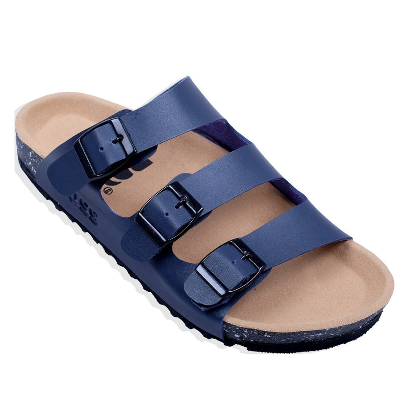 Russ Sandal Three Pee Navy