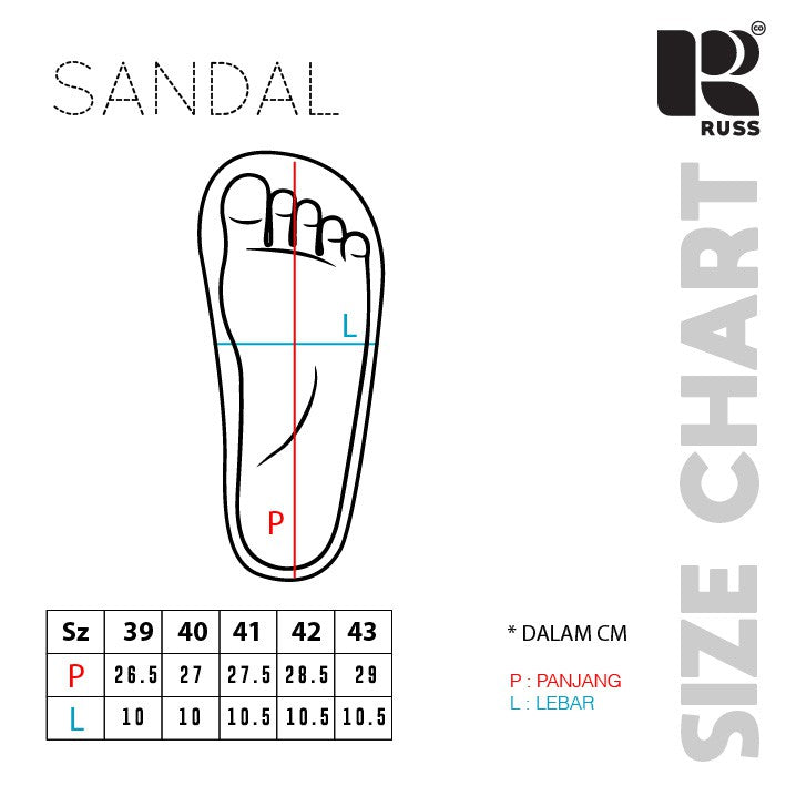 Russ Sandal Brokers Black