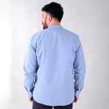 Russ X Heavenlight Men Koko Shirt Filafil Silk Blue