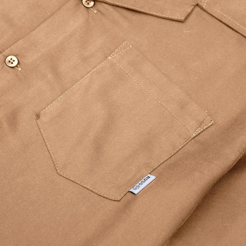 Russ Shirt Jamming Bowling Brown