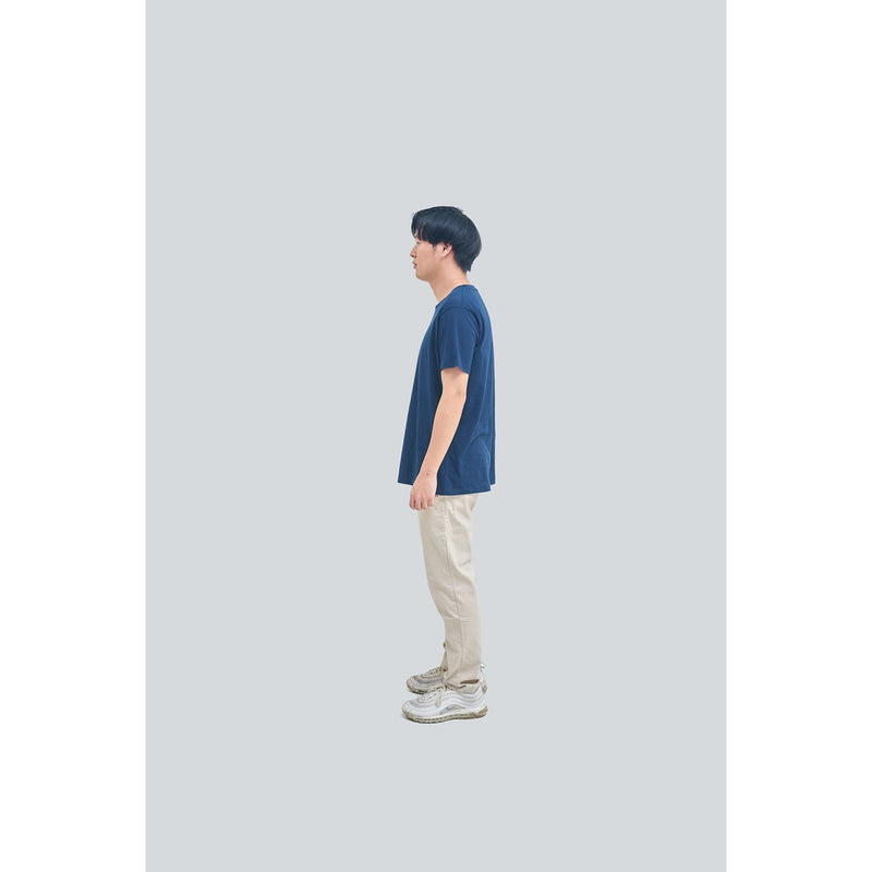 Russ Tshirt Kaos Pria Straighfor SS Navy