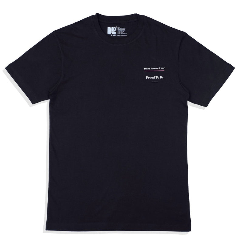 Kaos Russ Bercinta Hitam
