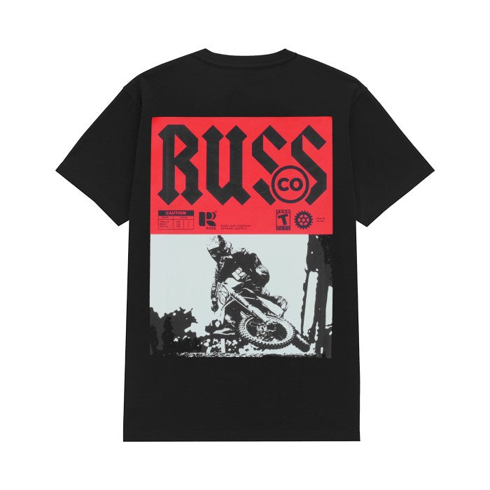 Russ Tshirt Gear Cross Black