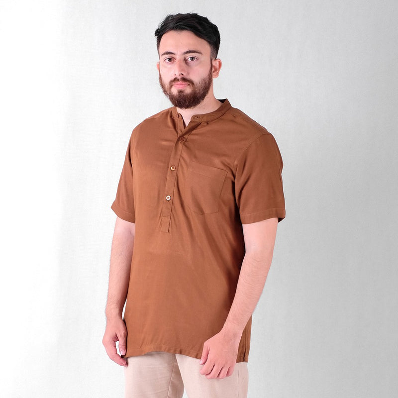 Russ X Heavenlight Men Koko Shirt Qurth Brown