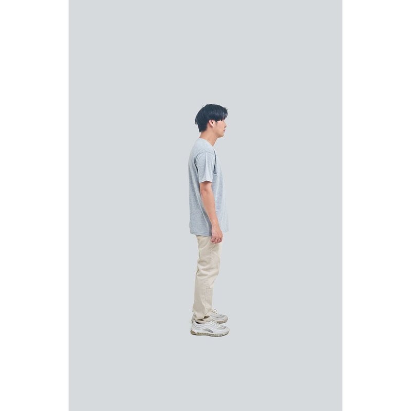 Russ Tshirt Kaos Pria Straighfor SS Grey