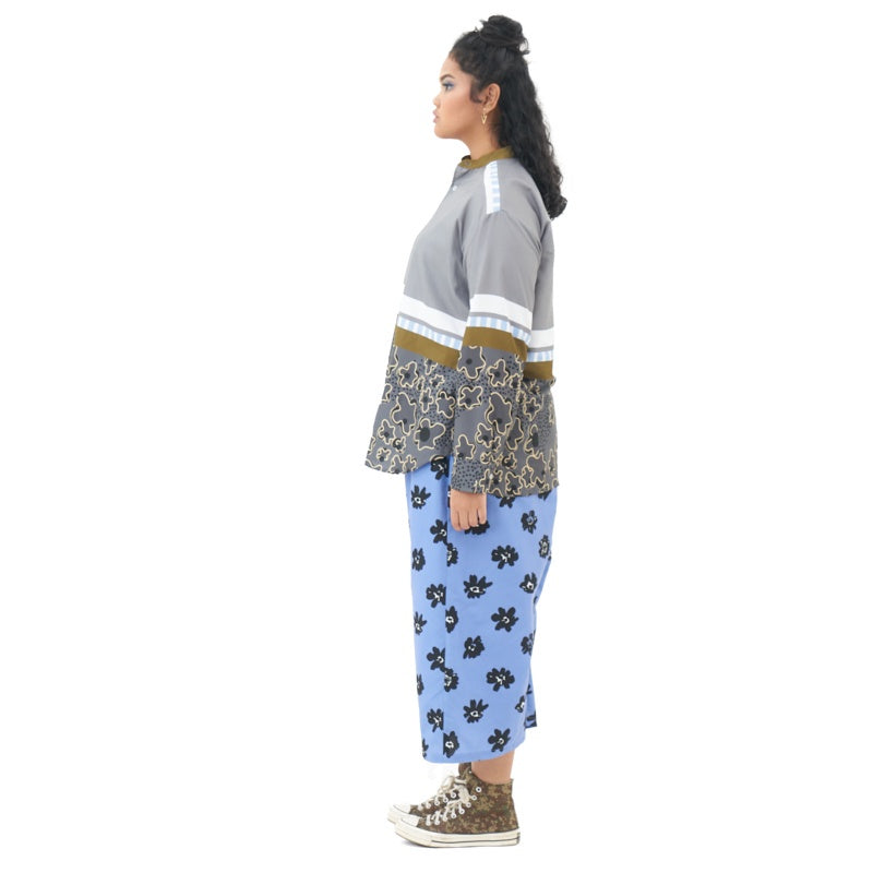 RTW X RUSS AMOEBA STRIPES FEMALE GREY