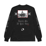 T-SHIRT LONGSLEEVE HITAM CATCH ME 