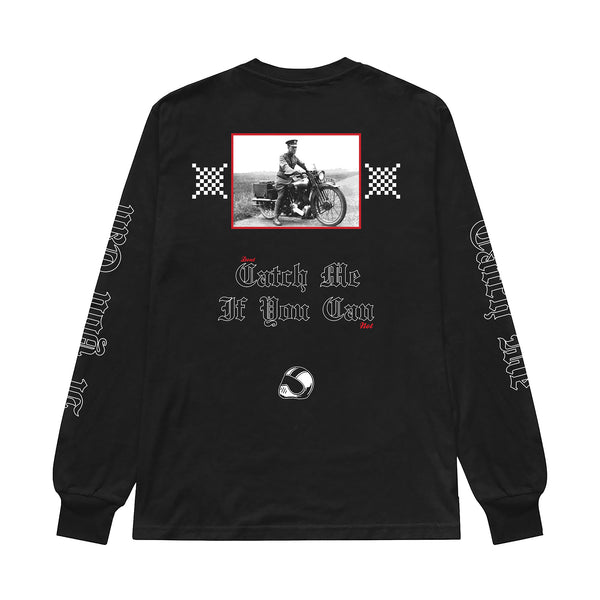 CATCH ME BLACK LONGSLEEVE T-SHIRT