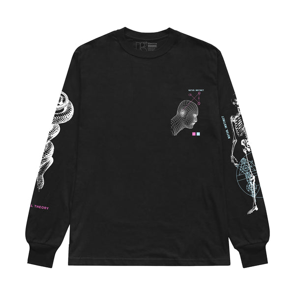 NATURE INSTINCT BLACK LONGSLEEVE T-SHIRT