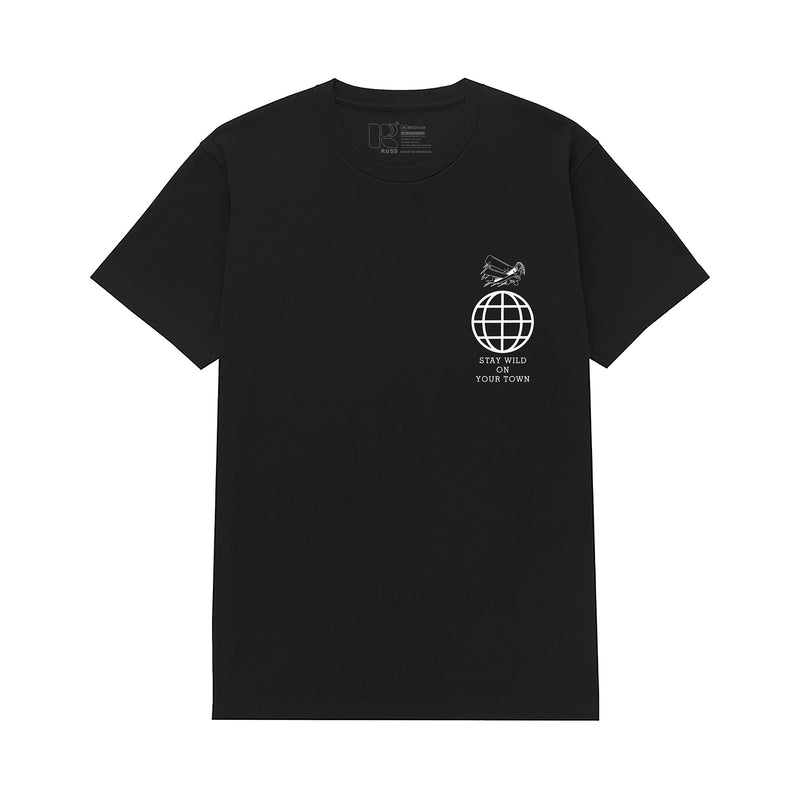 OURTOWN BLACK T-SHIRT