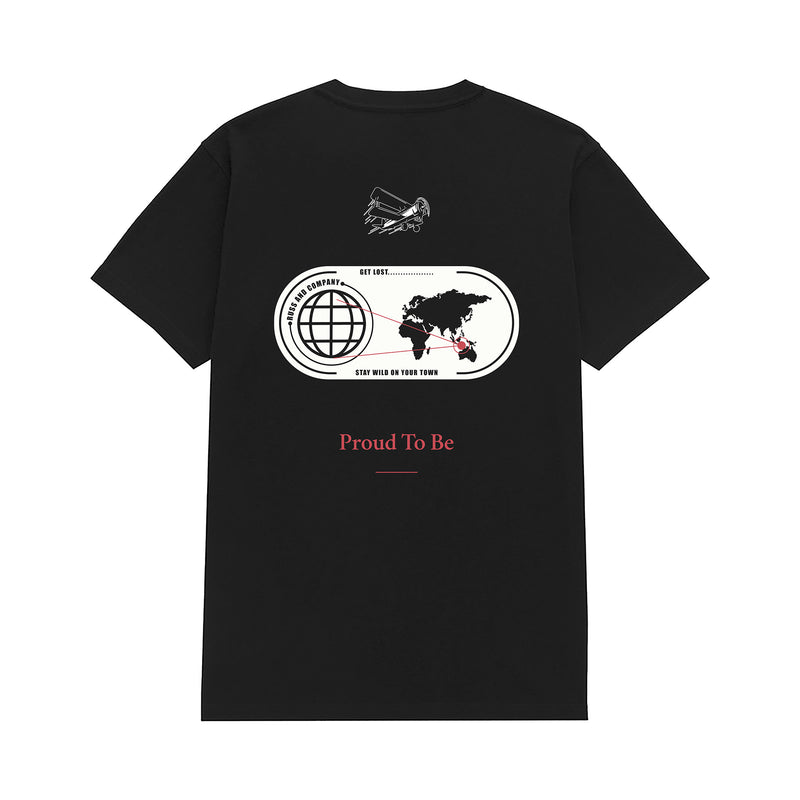 OURTOWN BLACK T-SHIRT