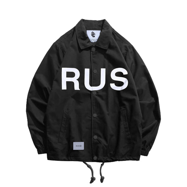 Russ Jacket Coach Bold Black